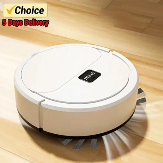 Mini Home Floor Robotic Vacuum Cleaner USB Rechargeable Wet Dry