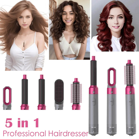 Hair Dryer Hair Curler Set  5 in 1