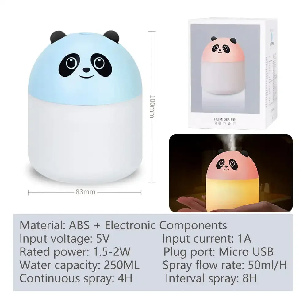 Cute Panda Mini Humidifier